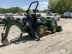 (Charlotte, NC) 2020 John Deere 2025R MFWD Mini Tractor Loader Backhoe Runs, Moves, & Operates) (Sel