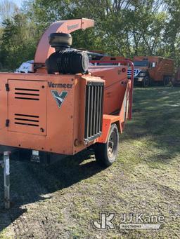 (Florence, SC) 2013 Vermeer BC1000XL Chipper (12in Drum), trailer mtd Not Running, Condition Unknown