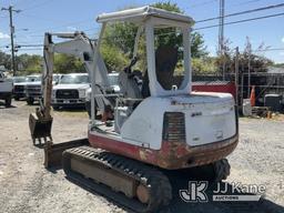 (Charlotte, NC) 2006 Takeuchi TB135 Mini Hydraulic Excavator Runs, Moves & Operates