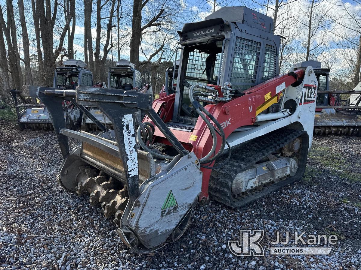 (Wakefield, VA) 2016 Takeuchi TL12 High Flow Crawler Skid Steer Loader Runs & Moves) (Jump to Start