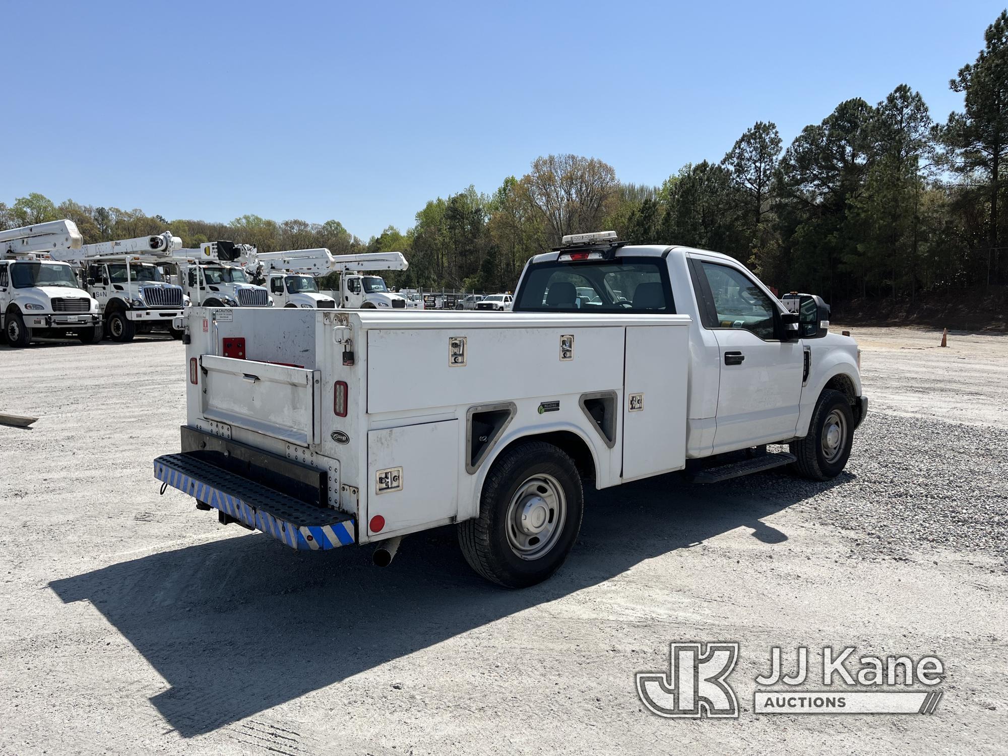 (Chester, VA) 2017 Ford F250 Service Truck, (Southern Company Unit) Runs & Moves) (Check Engine Ligh