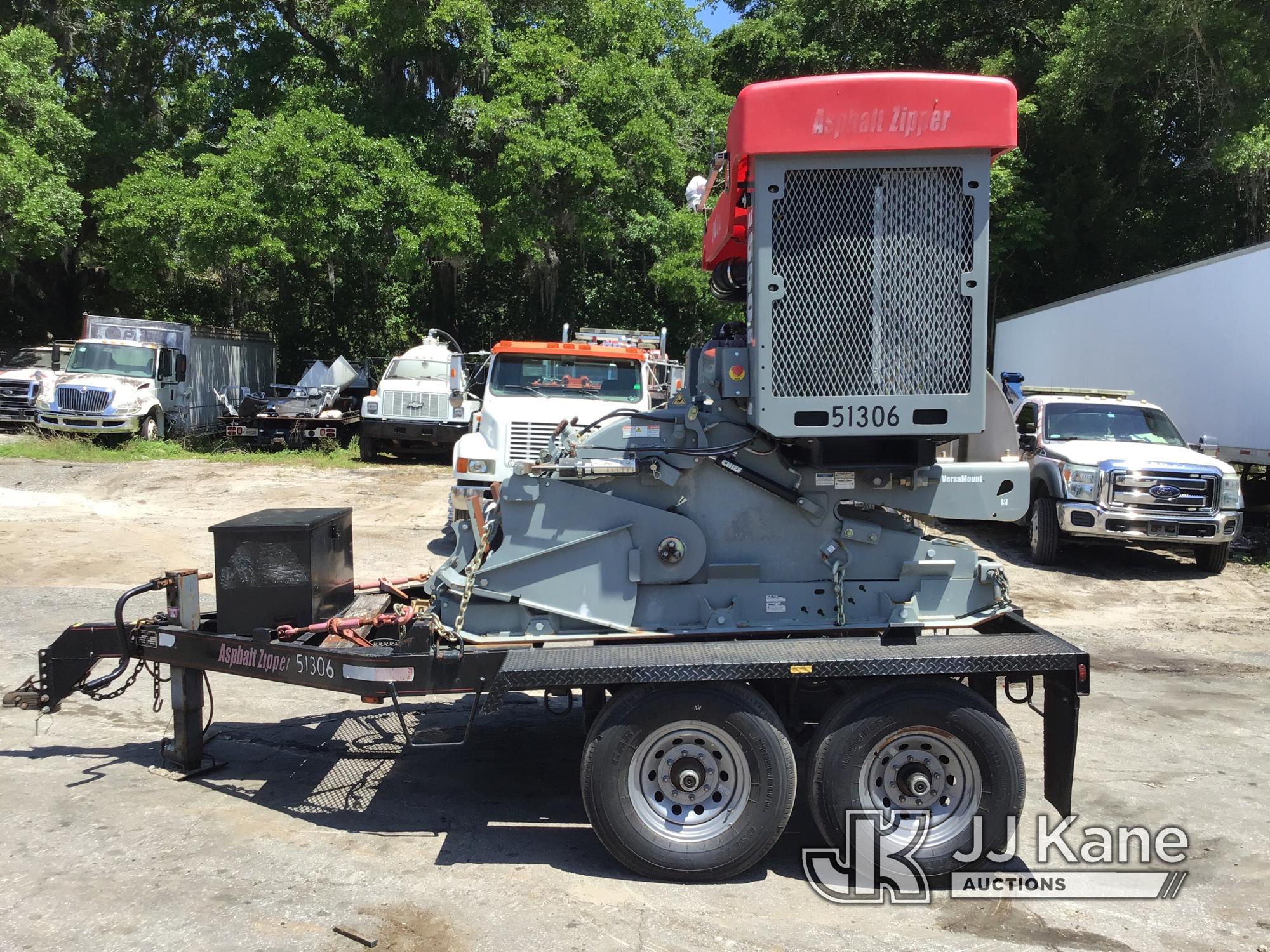 (Ocala, FL) 2013 Asphalt Zipper AZ550 Asphalt Milling Machine, trailer mtd. Operating Condition Unkn