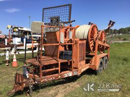 (Byram, MS) 1999 Wagner Smith T4DP72 4-Drum Puller/Tensioner No Keys, Condition Unknown, R Rear Tire