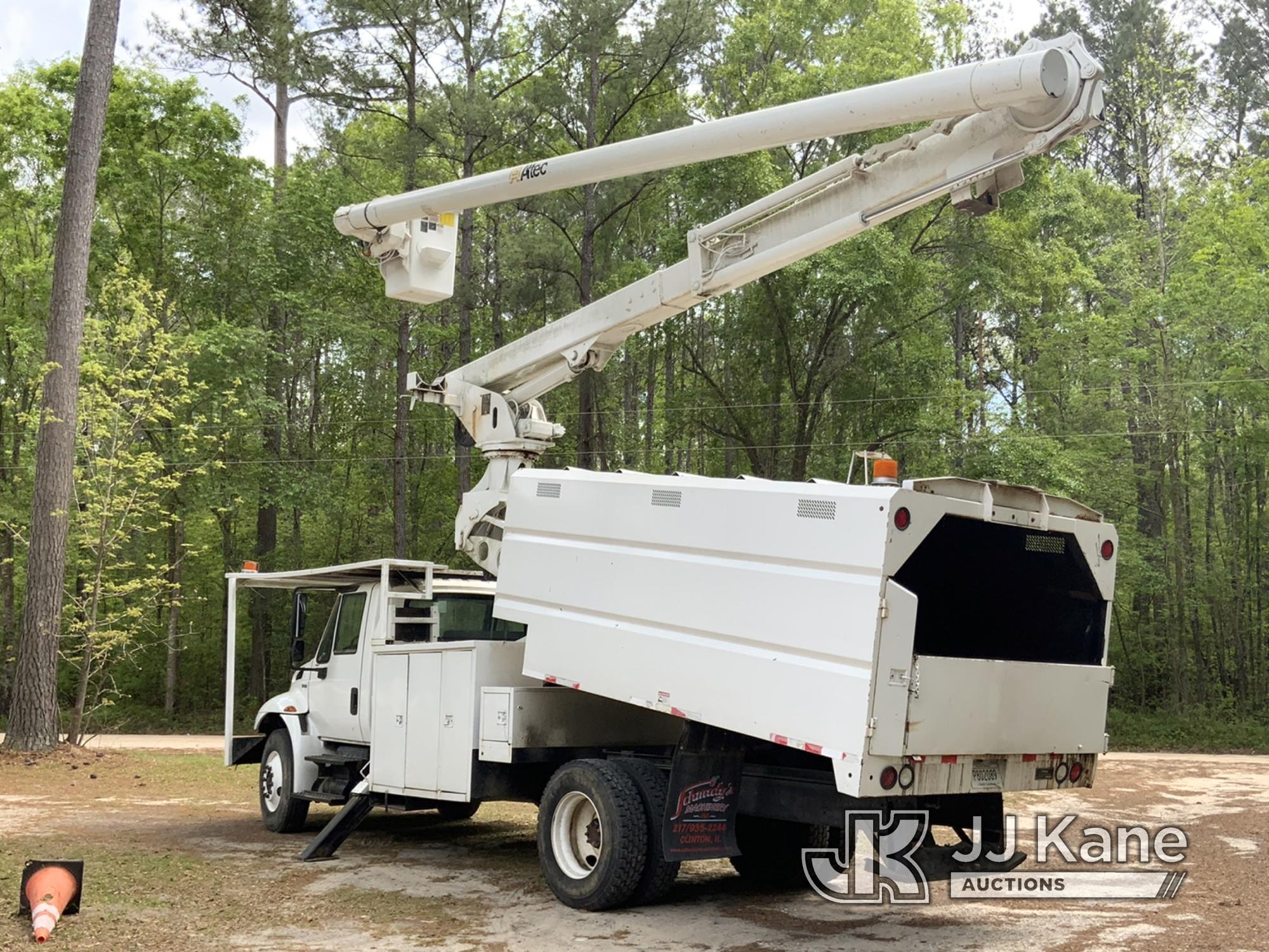 (Walterboro, SC) Altec LRV60-E70, Over-Center Elevator Bucket Truck mounted behind cab on 2010 Inter