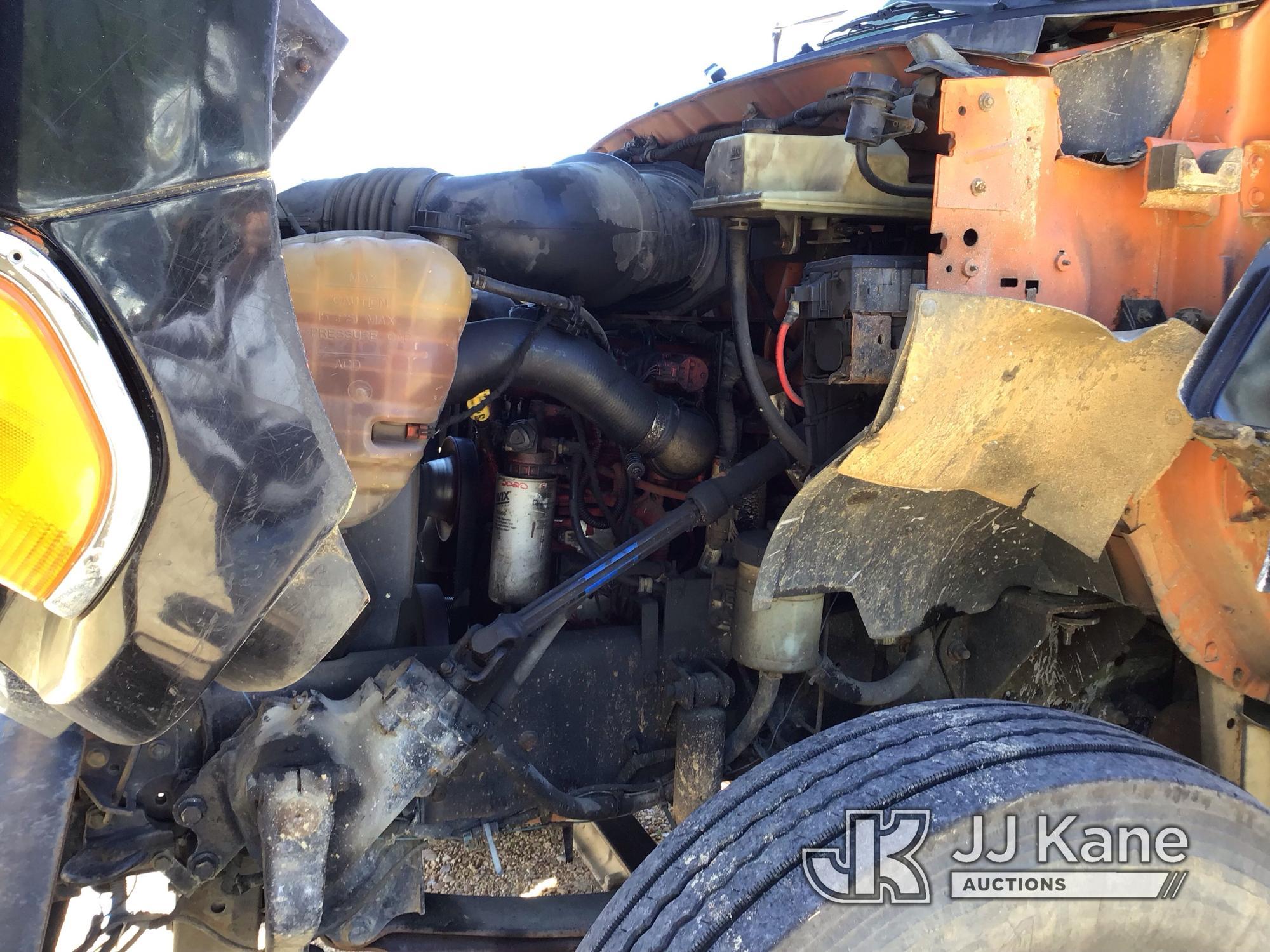 (Byram, MS) Altec LRV55, Over-Center Bucket Truck mounted behind cab on 2010 Ford F750 Chipper Dump