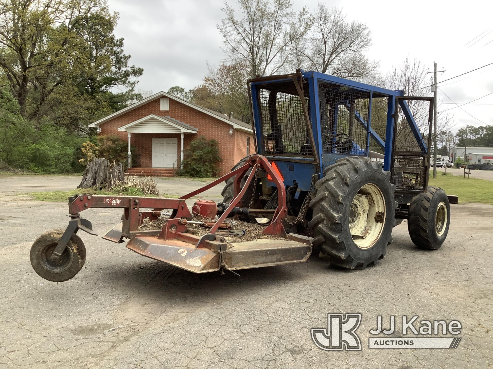 (Graysville, AL) 2007 New Holland TB-110 Utility Tractor Runs & Moves, Missing Key