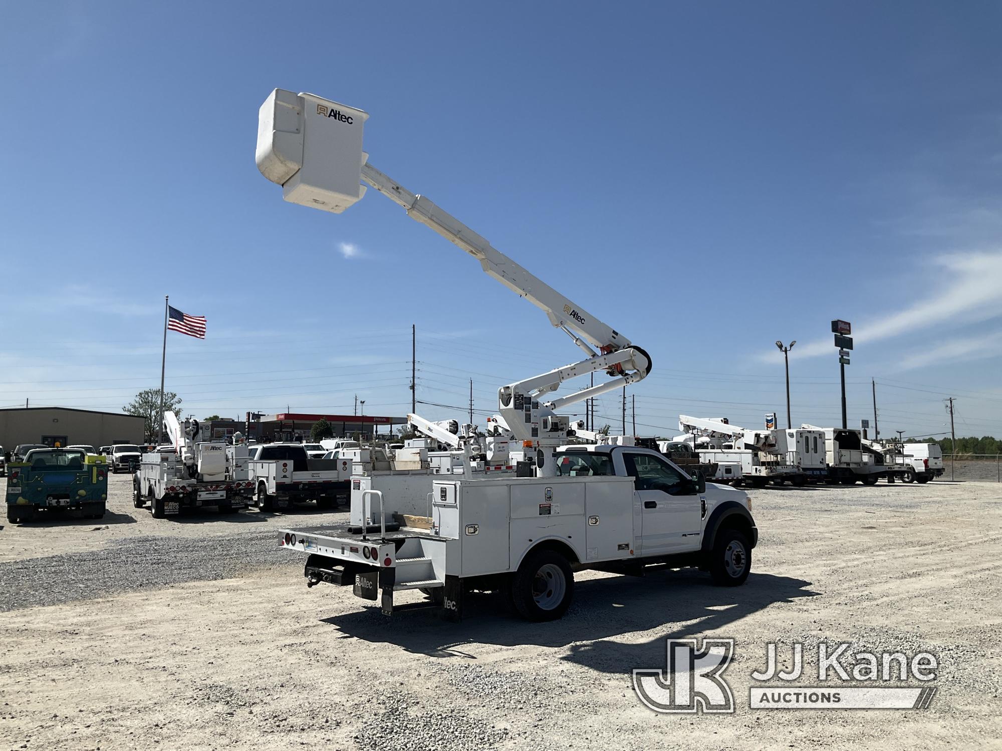 (Villa Rica, GA) Altec AT37G, Articulating & Telescopic Bucket Truck mounted behind cab on 2017 FORD