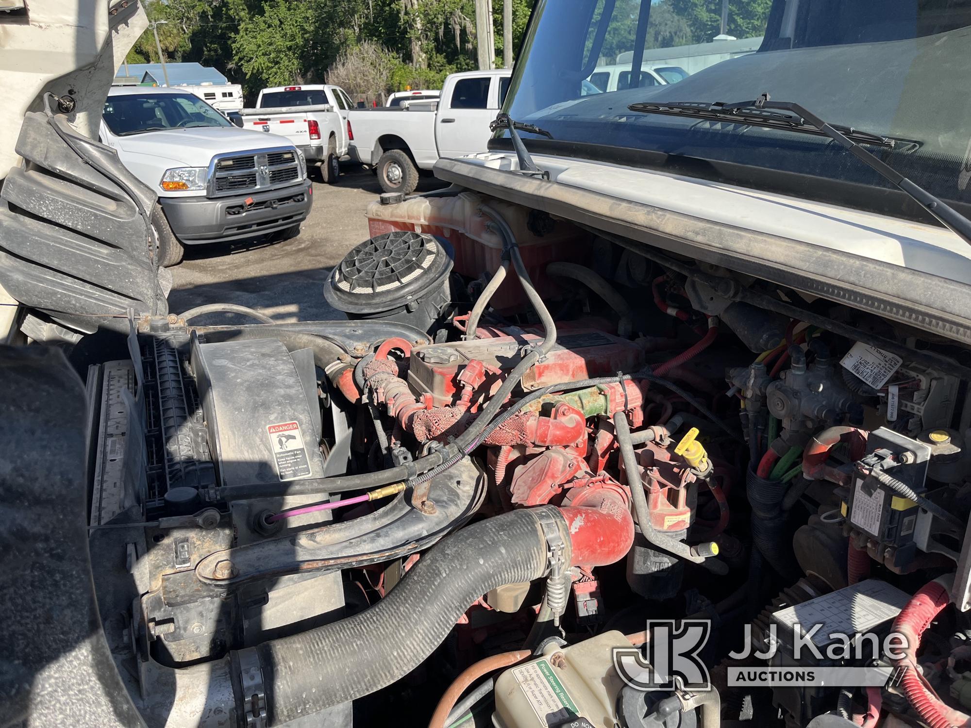 (Tampa, FL) Altec DC47-TR, Digger Derrick rear mounted on 2014 Freightliner M2 106 Utility Truck Run