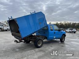 (Chester, VA) 2001 Ford F250 4x4 Extended-Cab Chipper Dump Truck Runs, Moves, & Dump Body Operates