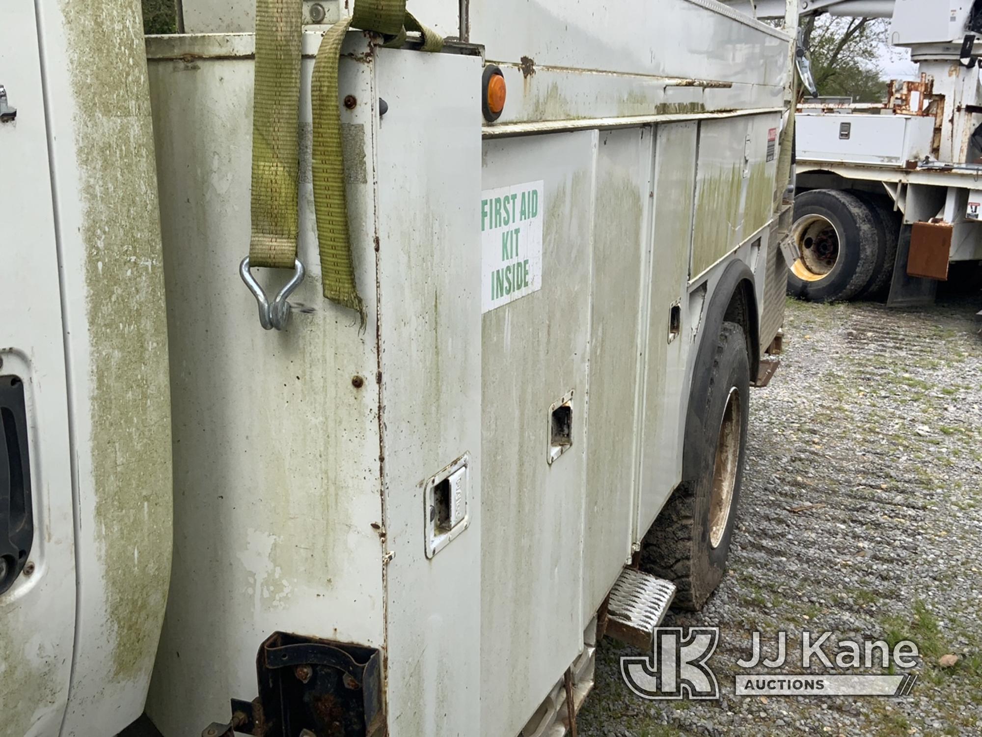 (Clay, KY) Altec DL45-BR, Digger Derrick rear mounted on 2006 International 4400 Utility Truck Not R