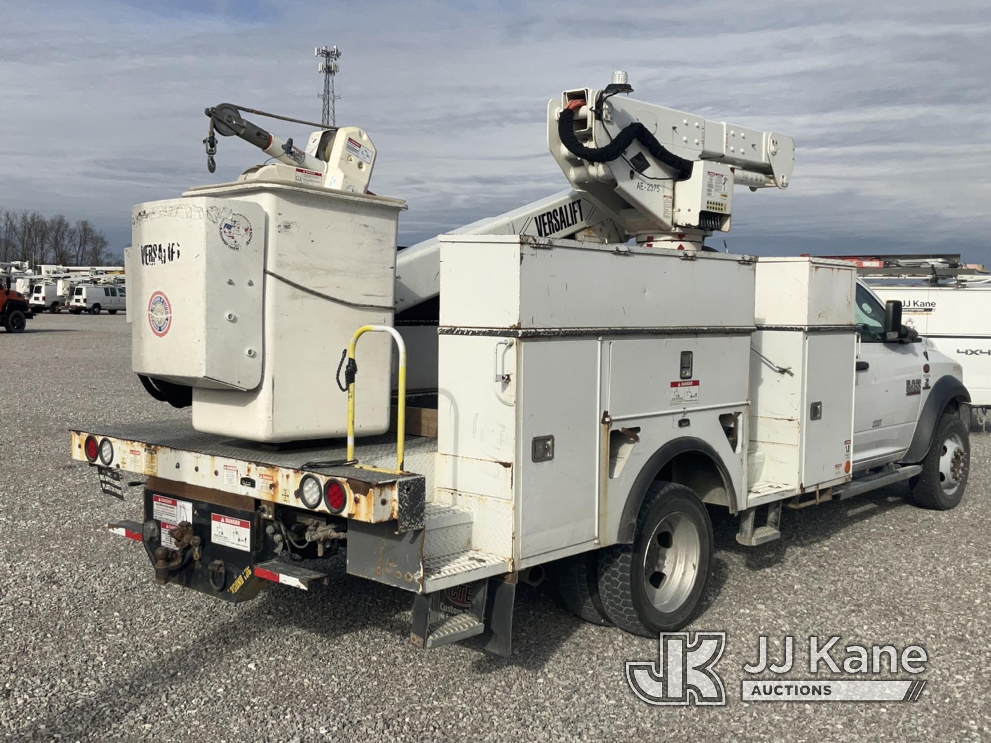 (Verona, KY) Versalift VST40i, Articulating & Telescopic Bucket Truck mounted behind cab on 2016 RAM