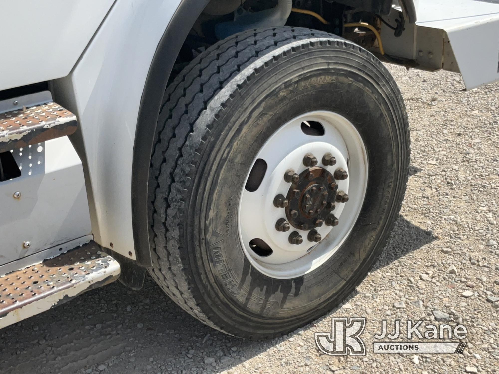 (Charlotte, NC) Altec DM47-BR, Digger Derrick rear mounted on 2012 Freightliner M2 106 4x4 Utility T