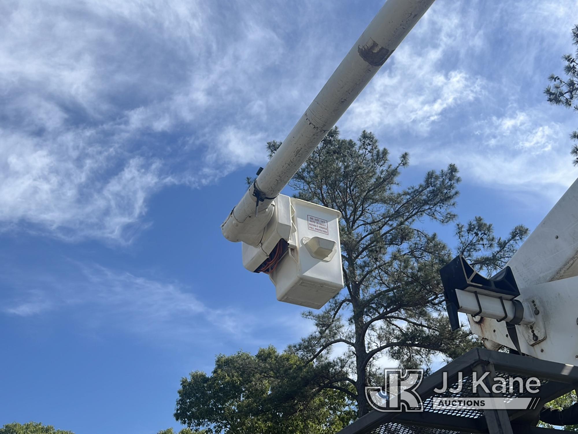 (Moncks Corner, SC) Altec LRV56, Over-Center Bucket Truck mounted behind cab on 2012 Freightliner M2