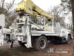 (Graysville, AL) Altec D800-BC, Digger Derrick rear mounted on 1986 Chevrolet C70 Flatbed/Utility Tr