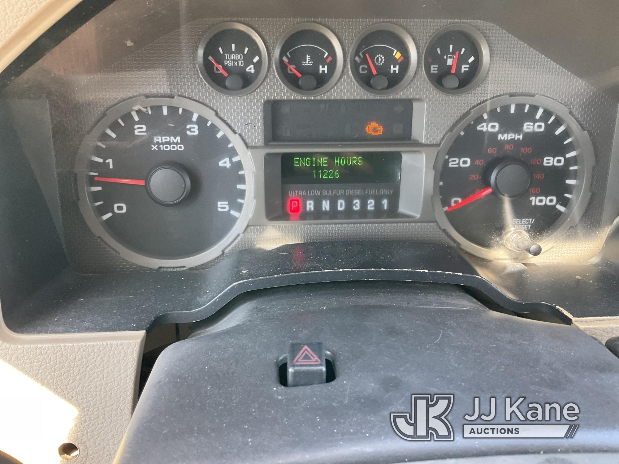 (Westlake, FL) 2008 Ford F350 Flatbed Truck Runs & Moves) (Jump to Start, Check Engine Light On, Bod