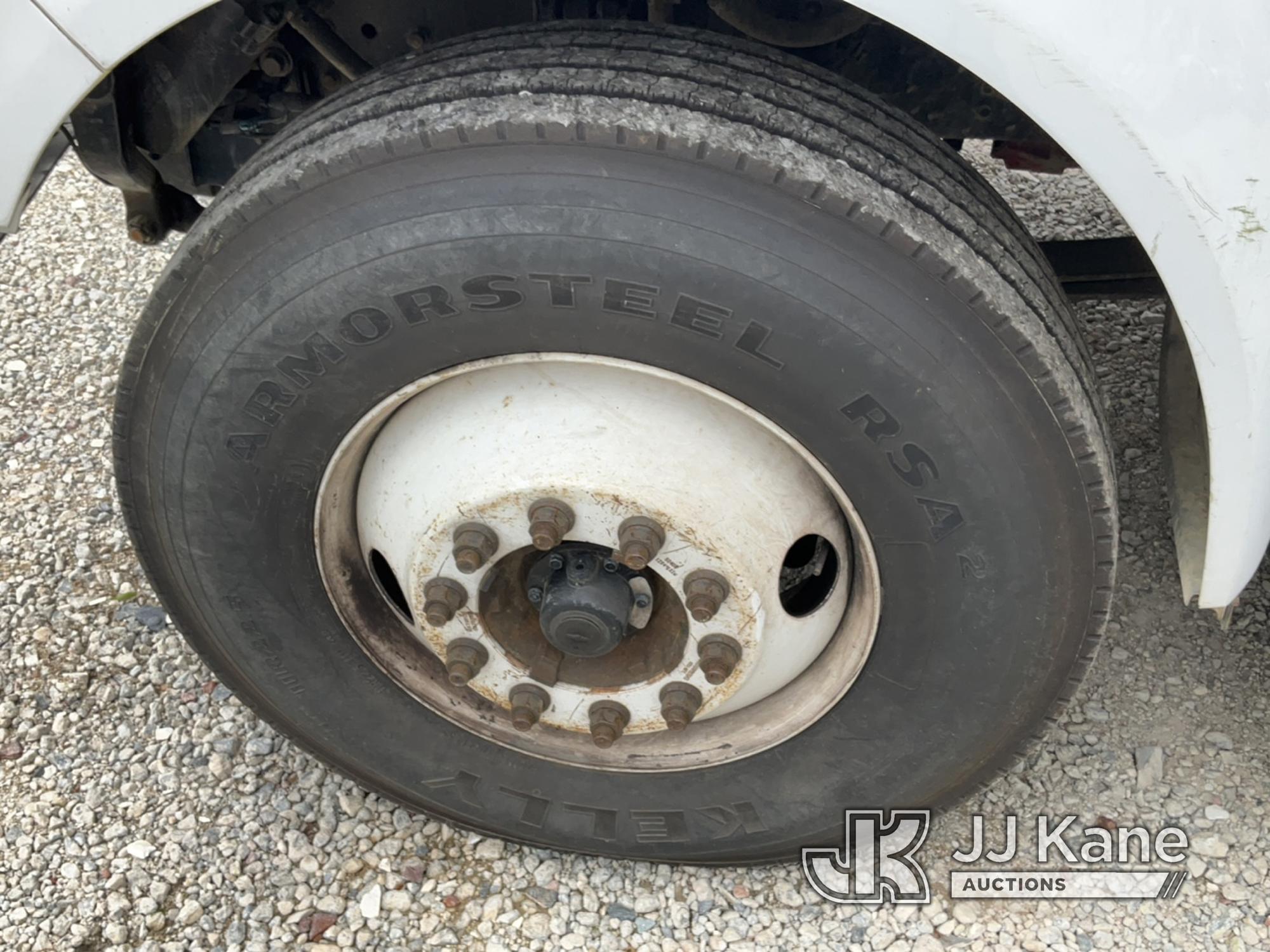 (Charlotte, NC) Altec LRV56, Over-Center Bucket Truck mounted behind cab on 2012 Ford F750 Chipper D