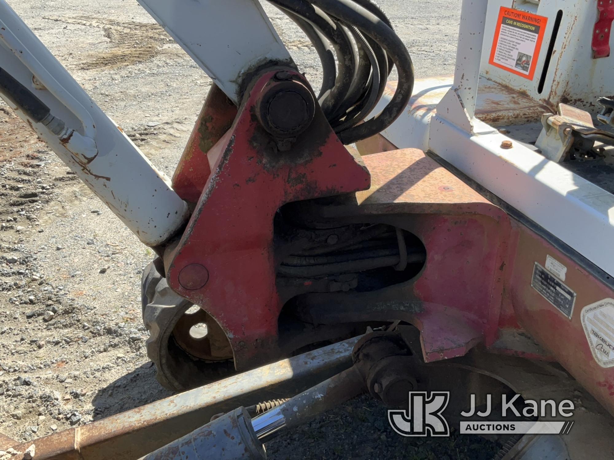 (Charlotte, NC) 2006 Takeuchi TB135 Mini Hydraulic Excavator Runs, Moves & Operates