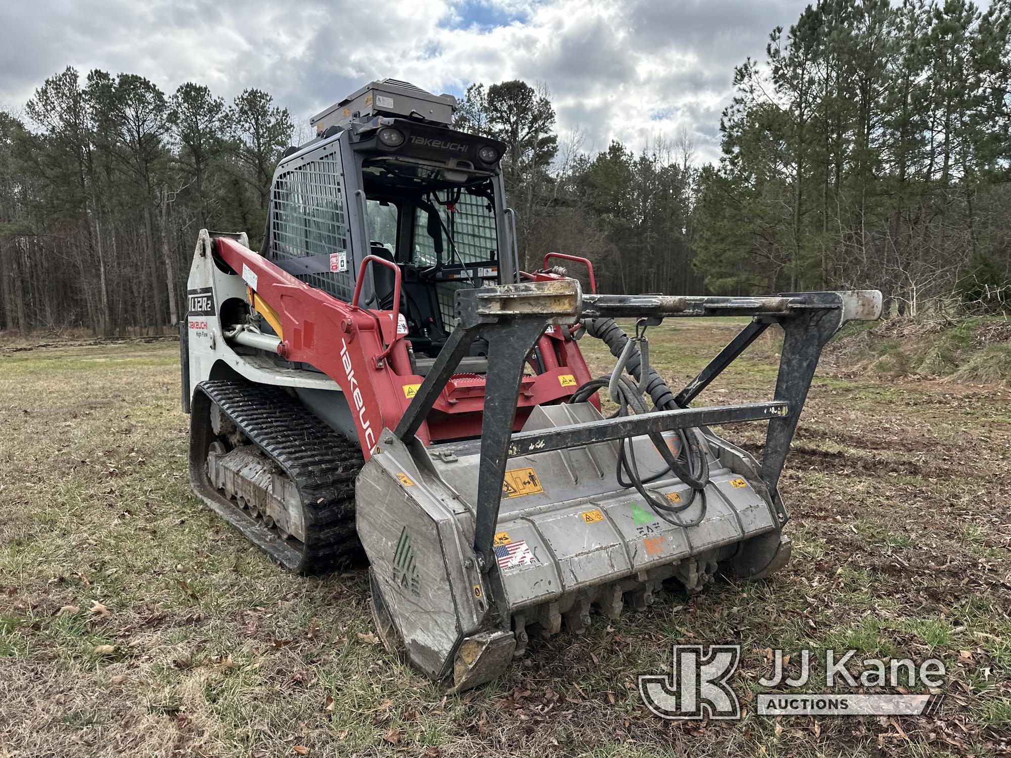 (Wakefield, VA) 2021 Takeuchi TL12R2HC High Flow Crawler Shredder/Mulcher Runs and Moves