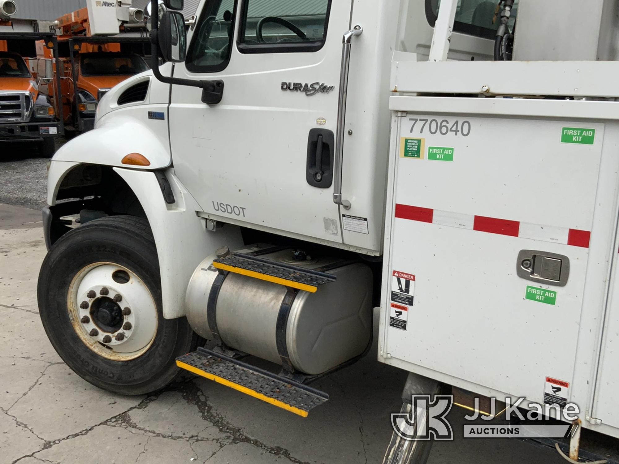 (Hanover, WV) Altec TA40, Articulating & Telescopic Bucket Truck mounted behind cab on 2013 Internat