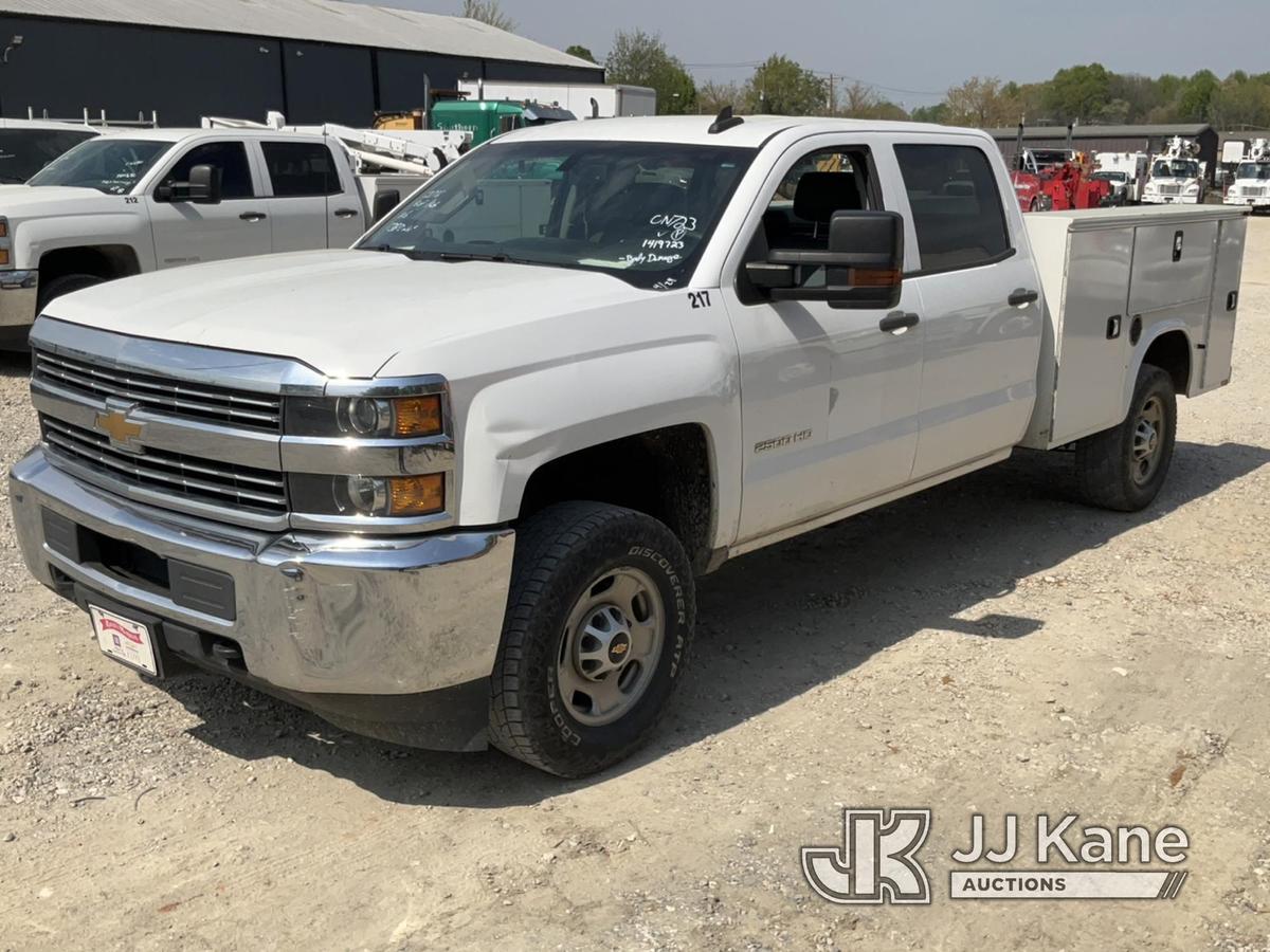 (Charlotte, NC) 2016 Chevrolet Silverado 2500HD Crew-Cab Pickup Truck Runs & Moves) (Body Damage