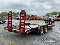 (Shelby, NC) 2019 Towmaster T16D T/A Tagalong Equipment Trailer Needs Axle