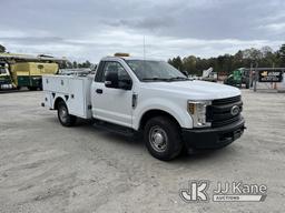 (Chester, VA) 2018 Ford F250 Service Truck, (Southern Company Unit) Not Running, Cranks, Does Not St