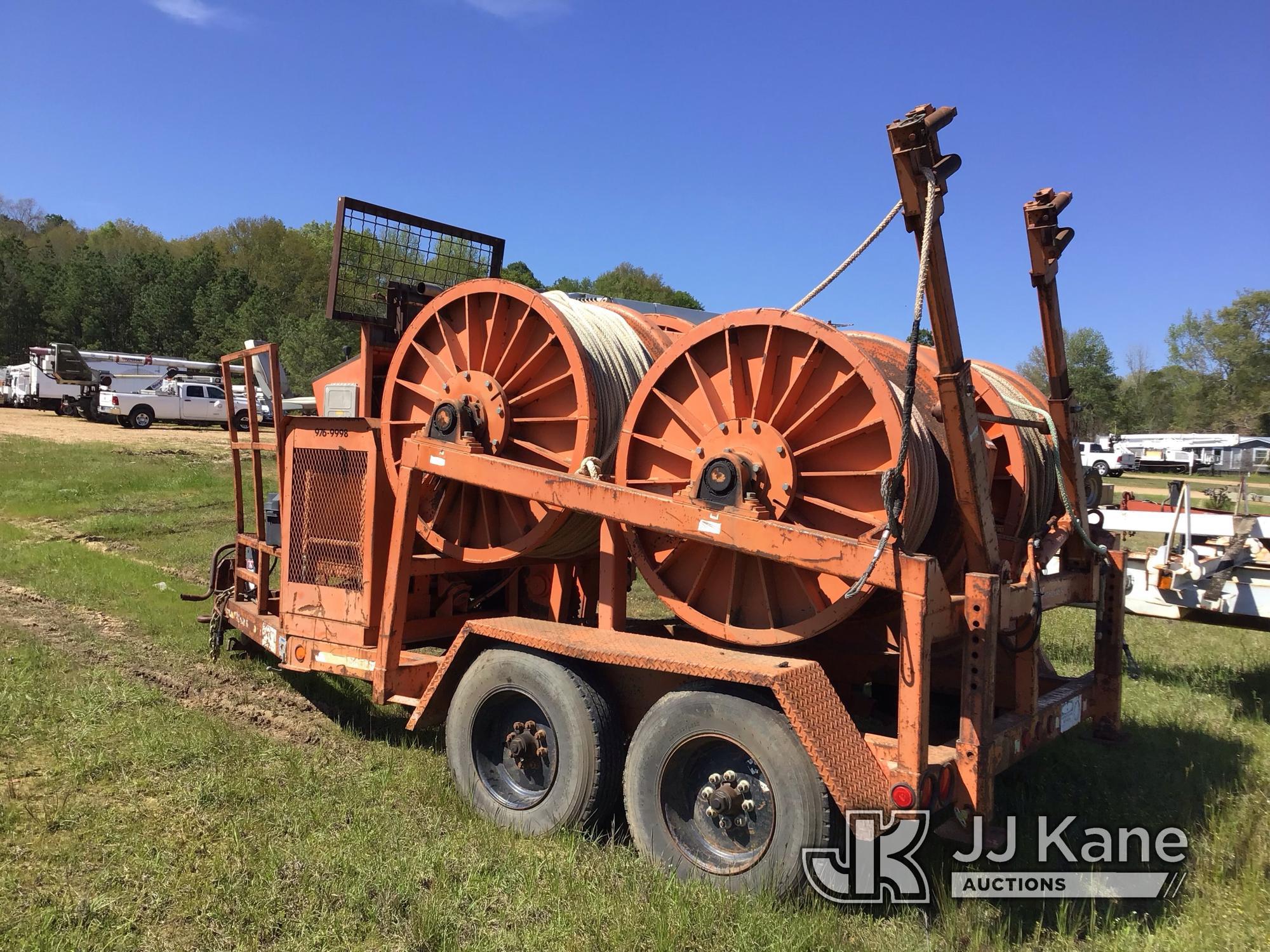 (Byram, MS) 1999 Wagner Smith T4DP72 4-Drum Puller/Tensioner No Keys, Condition Unknown, R Rear Tire