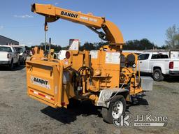 (Charlotte, NC) 2015 Bandit 200 UC Chipper (12in Disc), trailer mtd Runs) (Not Operating, Body Damag