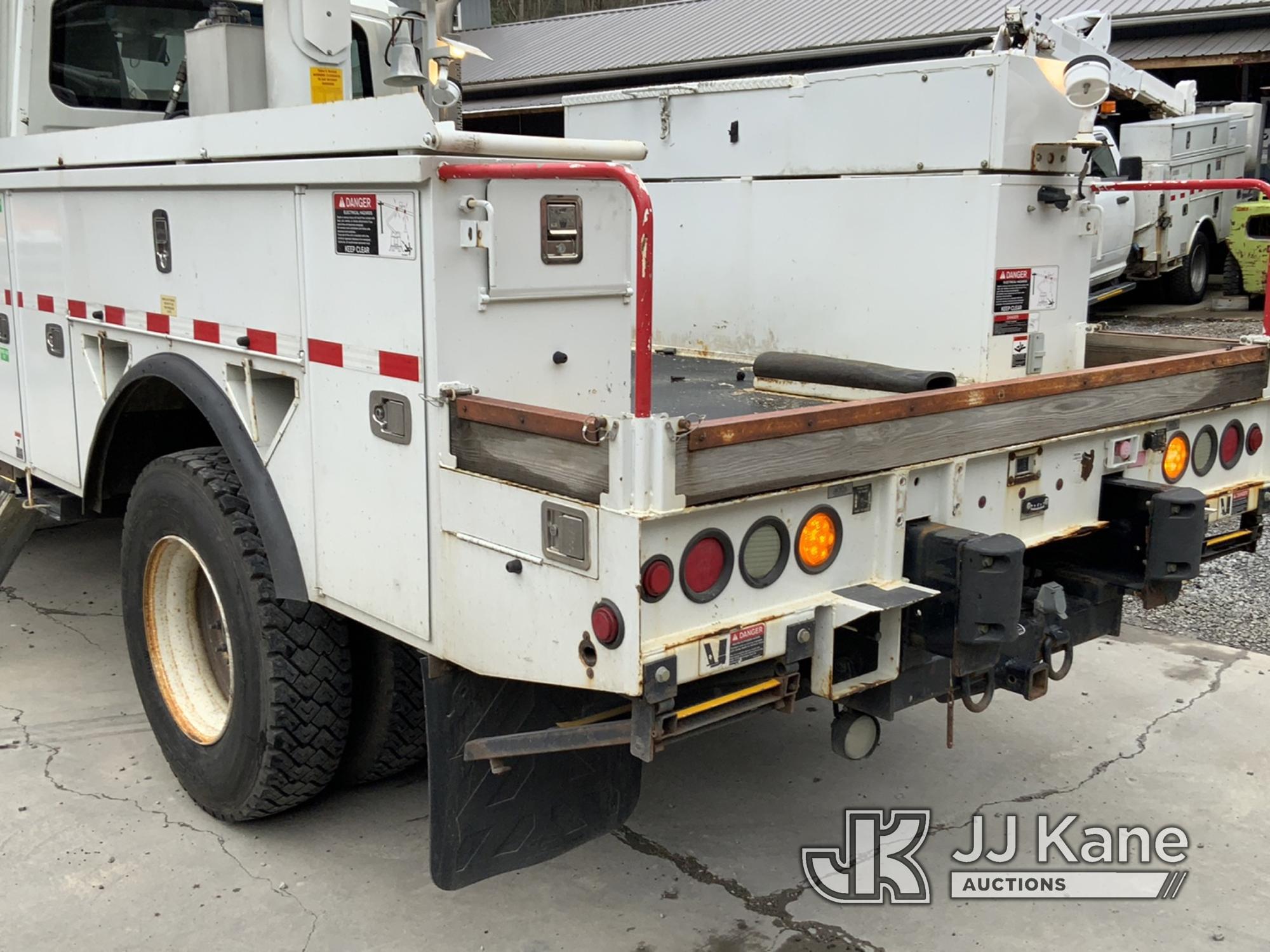 (Hanover, WV) Altec TA40, Articulating & Telescopic Bucket Truck mounted behind cab on 2013 Internat