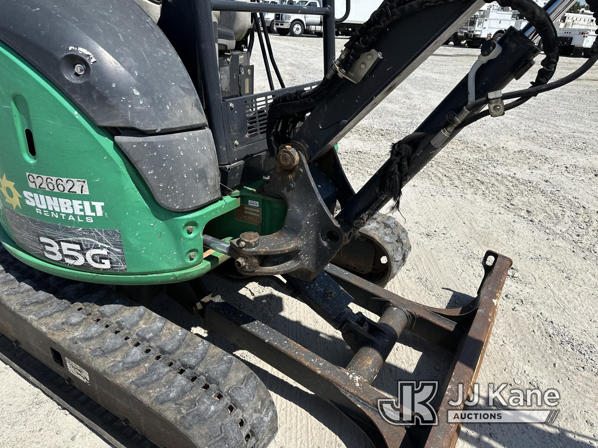 (Villa Rica, GA) 2016 John Deere 35G Mini Hydraulic Excavator Runs, Moves, & Operates