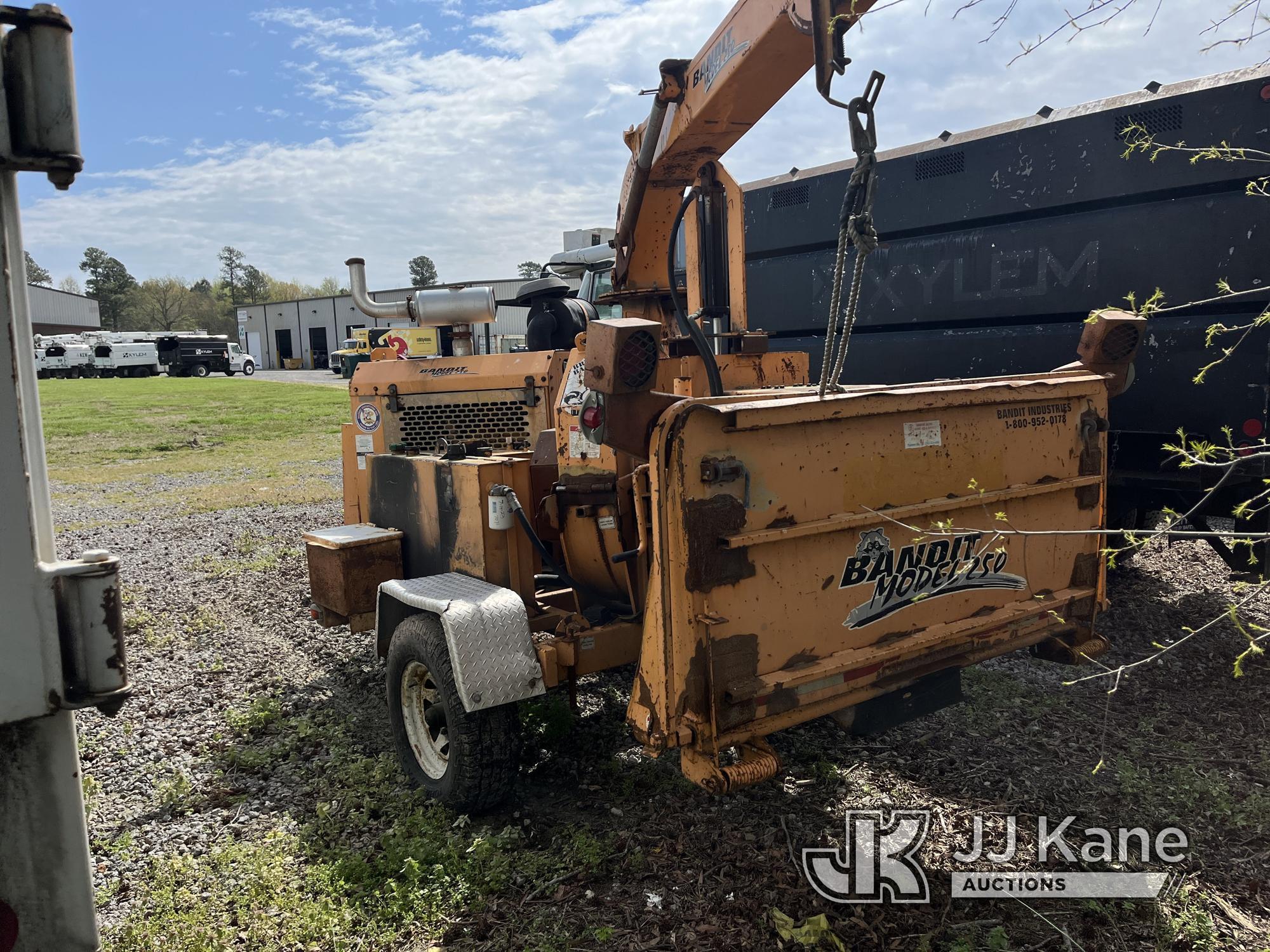 (Wakefield, VA) Bandit Industries 250 Chipper (12in Disc), trailer mtd No Title) (Not Running, Will