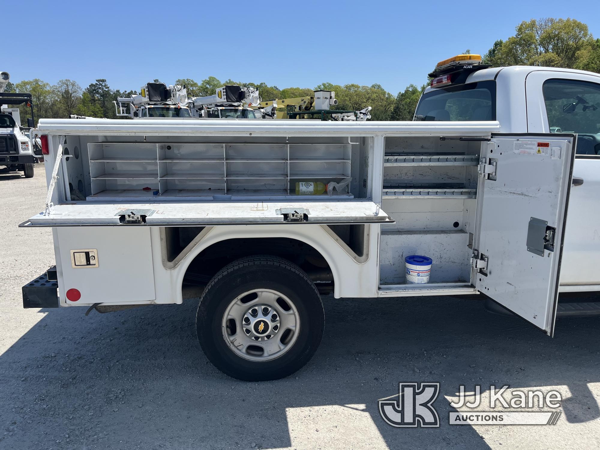 (Chester, VA) 2016 Chevrolet Silverado 2500HD Service Truck, (Southern Company Unit) Runs & Moves