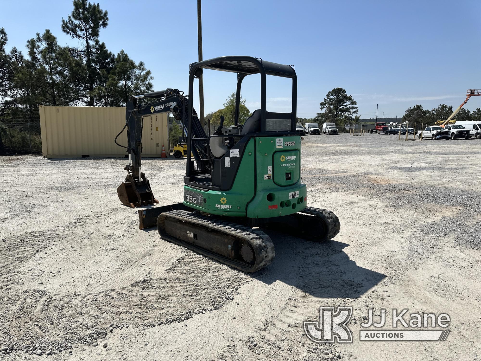 (Villa Rica, GA) 2016 John Deere 35G Mini Hydraulic Excavator Runs, Moves, & Operates