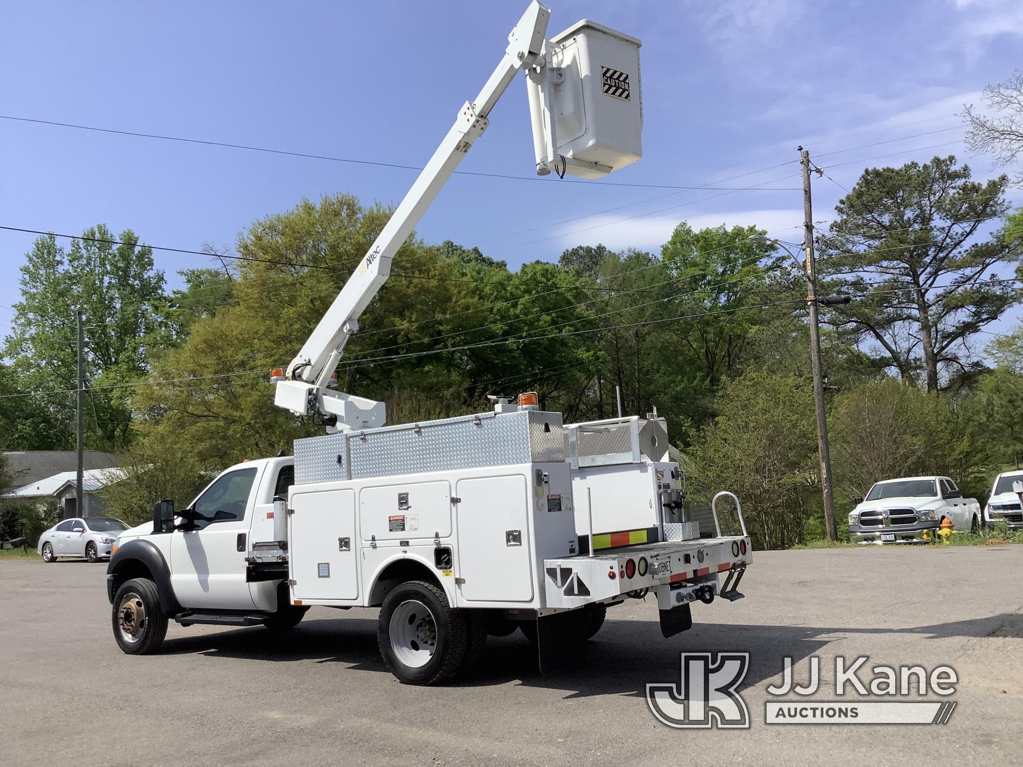 (Graysville, AL) Altec AT200-A, Articulating & Telescopic Bucket mounted behind cab on 2012 Ford F45