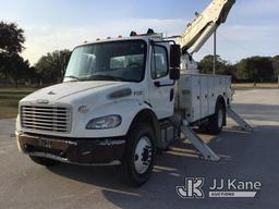 (Ocala, FL) Altec AA55E, Material Handling Bucket Truck rear mounted on 2015 Freightliner M2 106 Uti