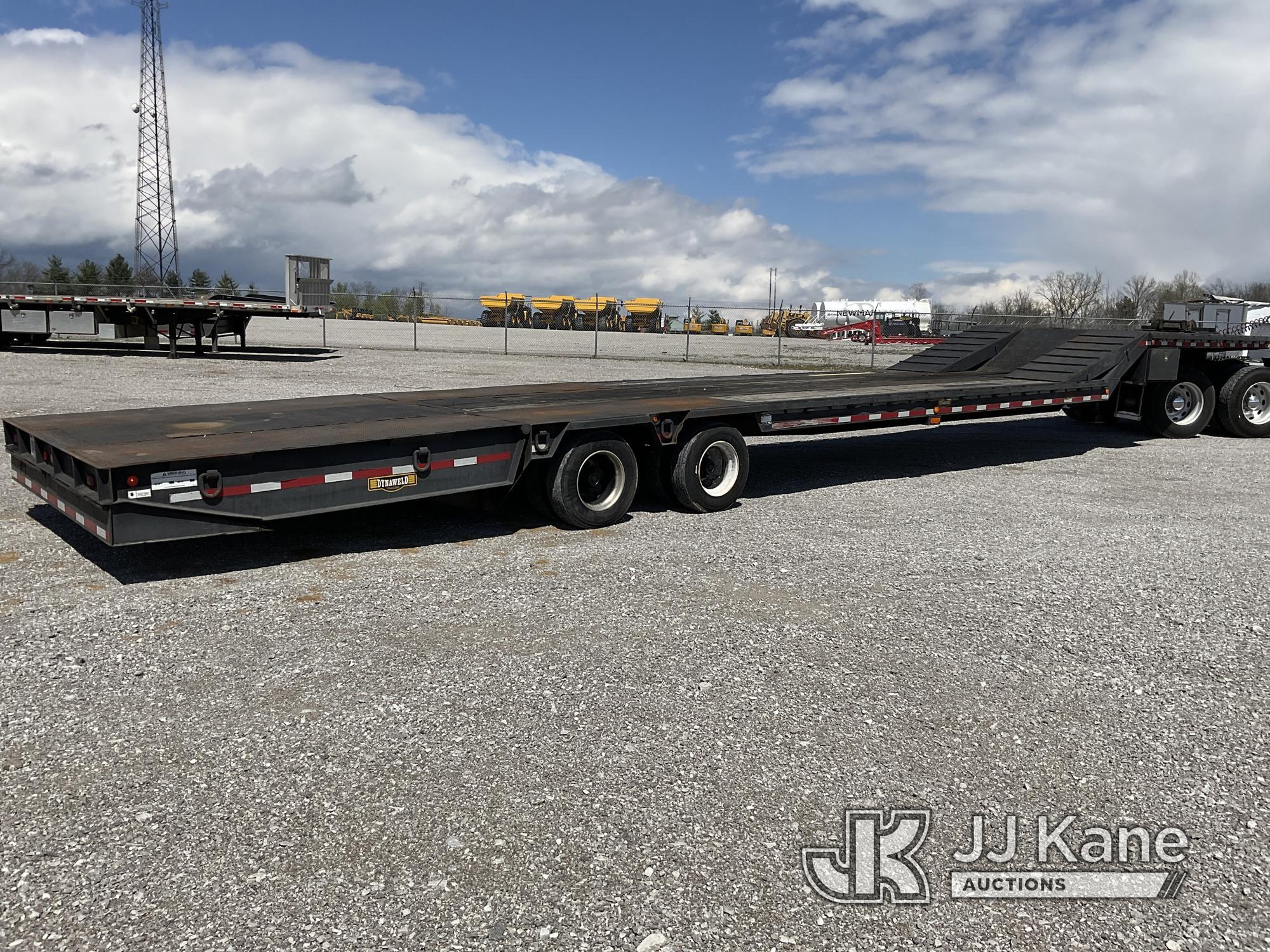 (Verona, KY) 2000 Dynaweld T/A Drop-Deck Flatbed Trailer Operates