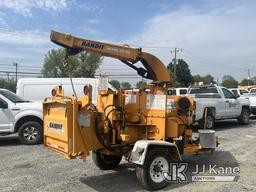 (Charlotte, NC) 2014 Bandit 200 UC Chipper (12in Disc), trailer mtd Runs) (Not Operating, Hyd Line M