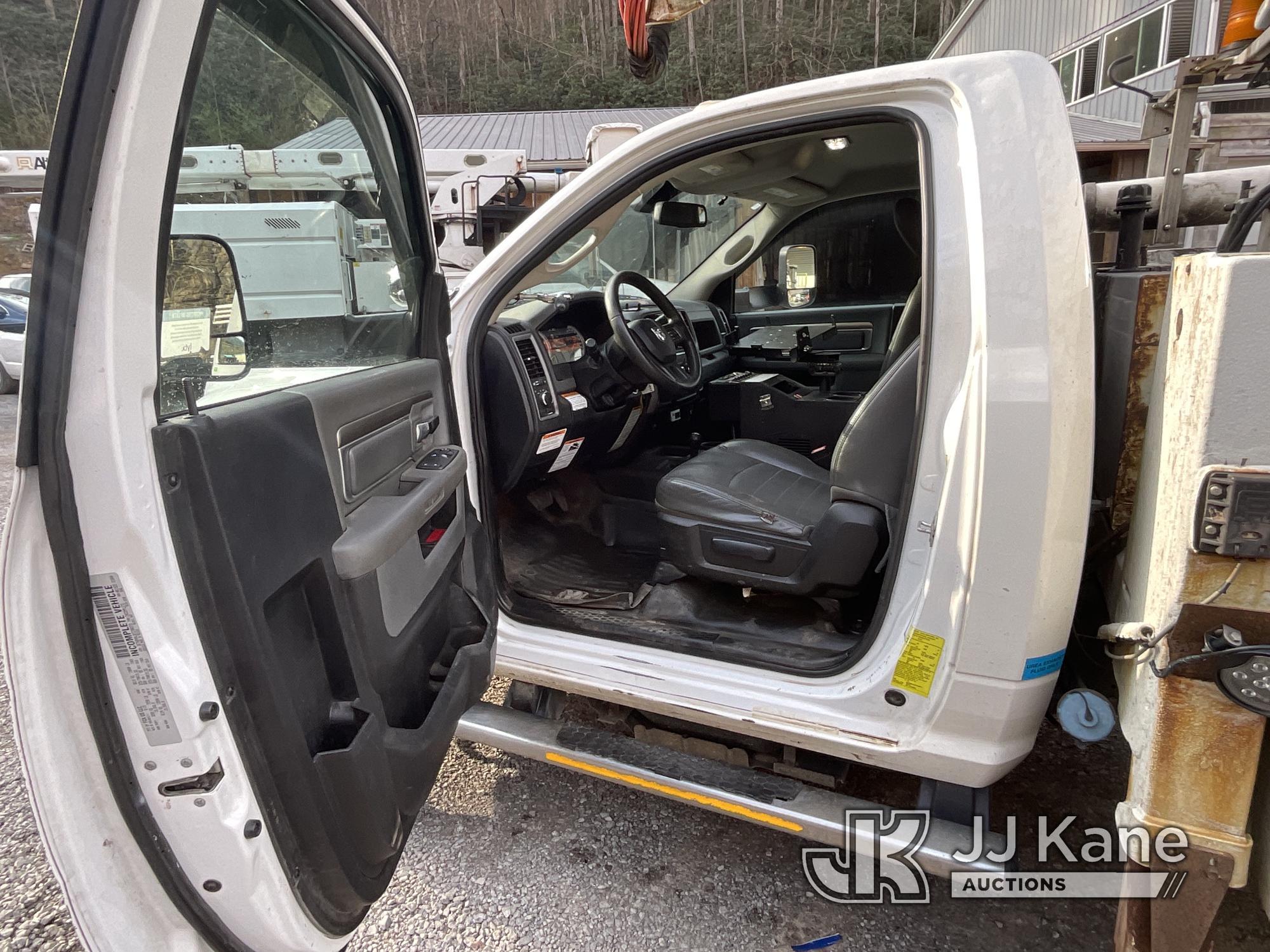 (Hanover, WV) Altec AT37G, Articulating & Telescopic Bucket Truck mounted behind cab on 2015 RAM 550