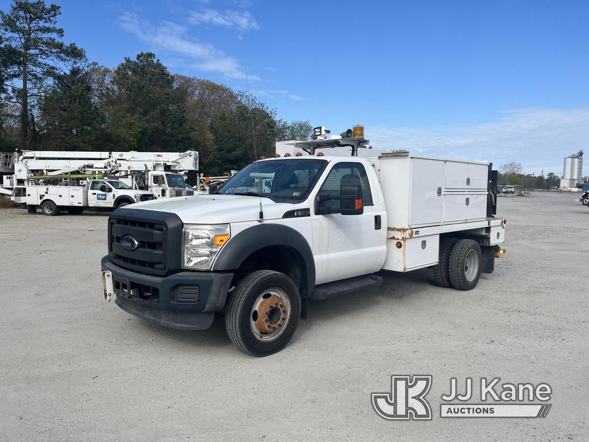 (Chester, VA) 2015 Ford F550 Service Truck Runs, Moves & Liftgate Operates