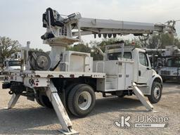 (Charlotte, NC) Altec DM47-BTR, Digger Derrick rear mounted on 2017 Freightliner M2 106 Flatbed/Util