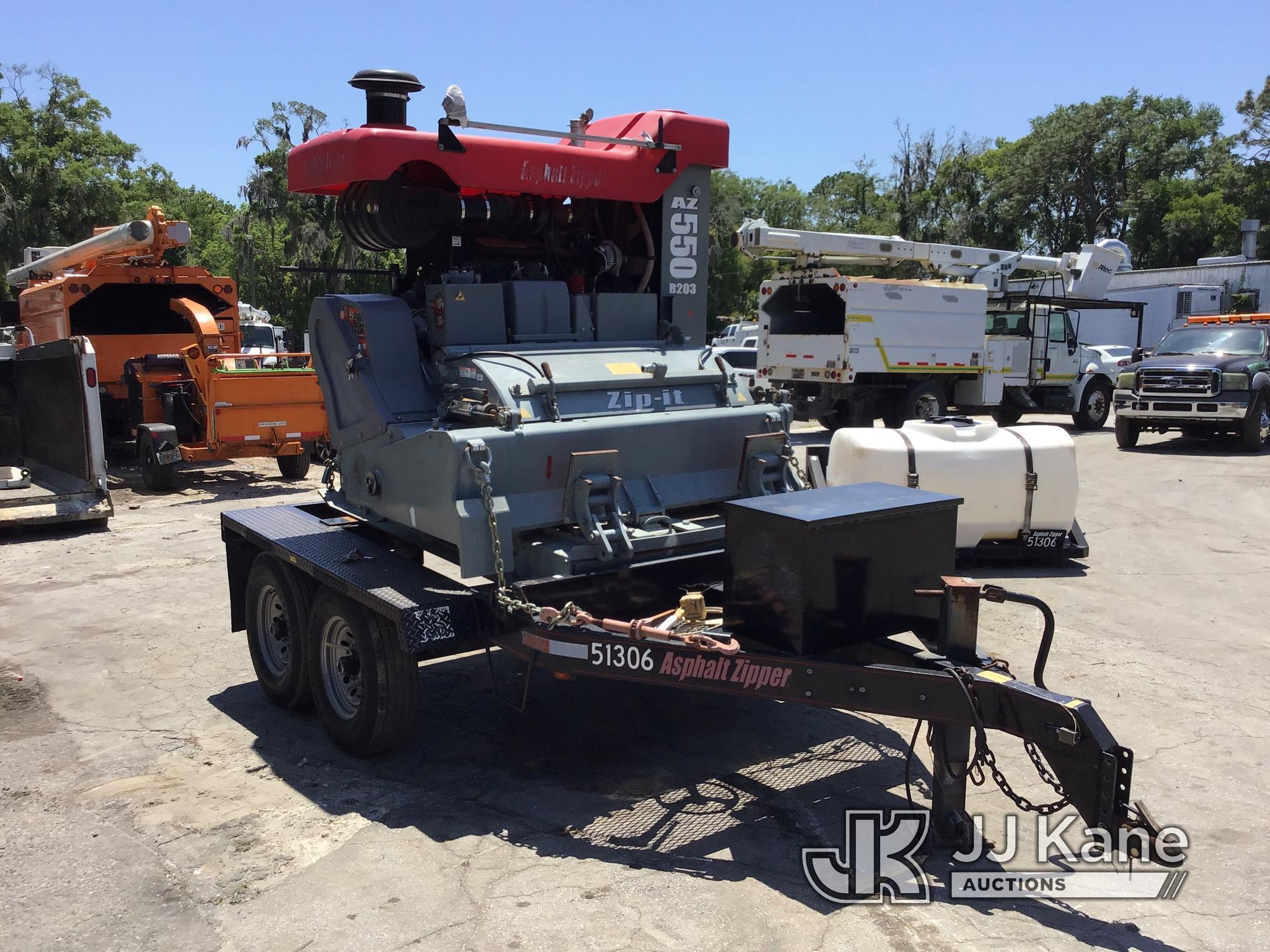 (Ocala, FL) 2013 Asphalt Zipper AZ550 Asphalt Milling Machine, trailer mtd. Operating Condition Unkn