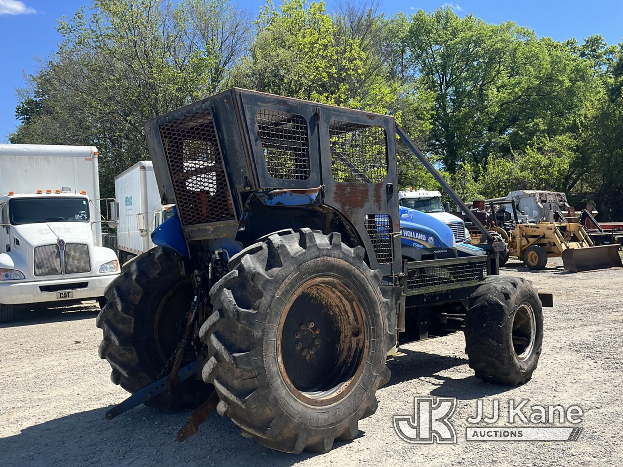 (Charlotte, NC) 2013 New Holland TS6.120 MFWD Utility Tractor Not Running, Condition Unknown)(Seller