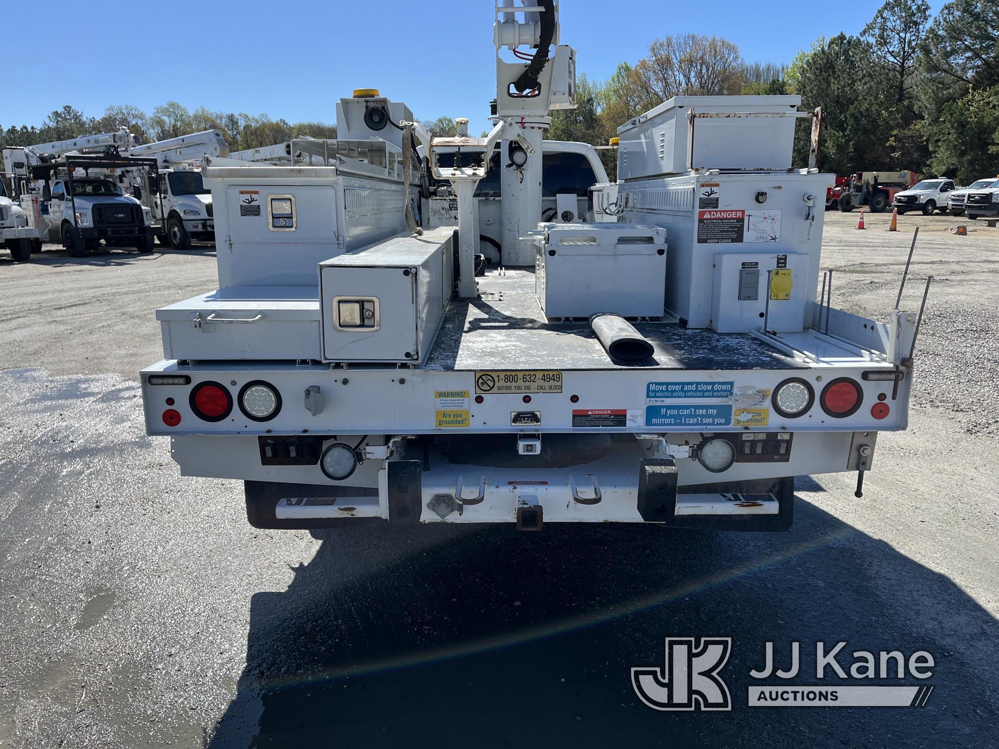 (Chester, VA) Altec AT40M, Articulating & Telescopic Material Handling Bucket Truck mounted behind c