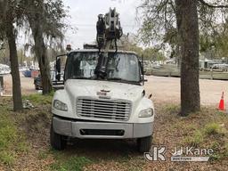 (Seffner, FL) Altec DM45B TR, Digger Derrick rear mounted on 2018 Freightliner M2 106 Utility Truck