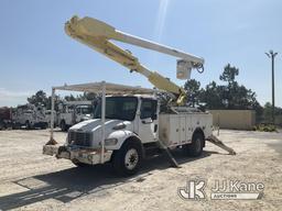 (Villa Rica, GA) Altec AM755H, Over-Center Material Handling Bucket rear mounted on 2006 Freightline