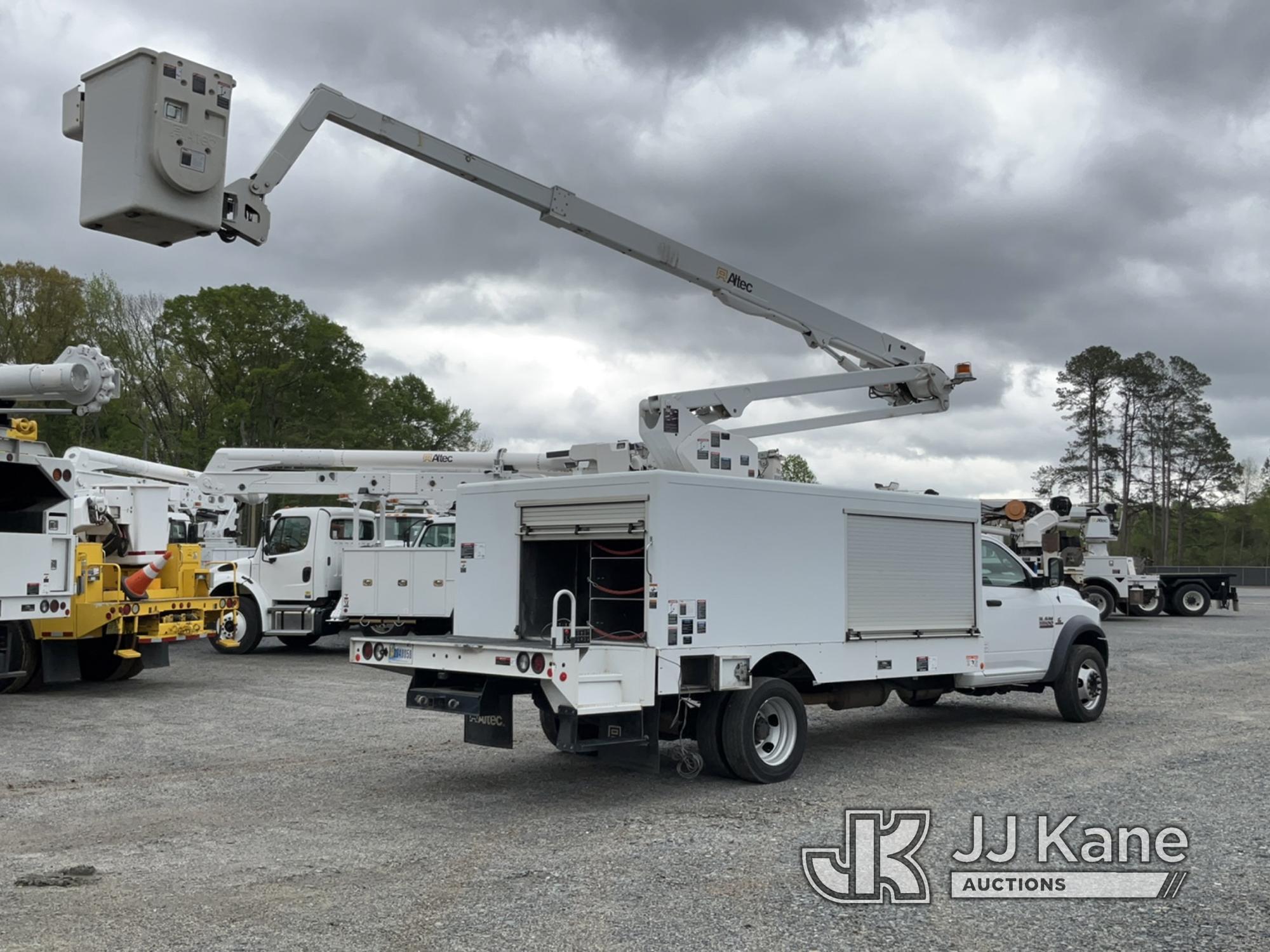 (China Grove, NC) Altec AT248F, Articulating & Telescopic Non-Insulated Bucket Truck center mounted