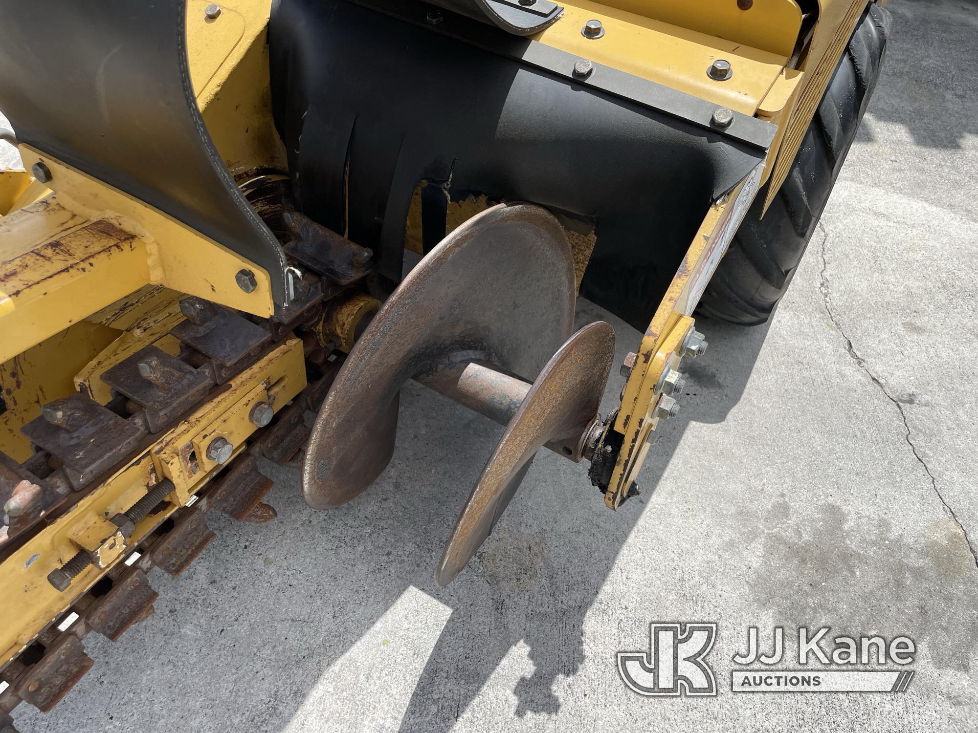 (Riviera Beach, FL) 2012 Vermeer RT200 Walk-Behind Rubber Tired Trencher Runs, Moves & Operates