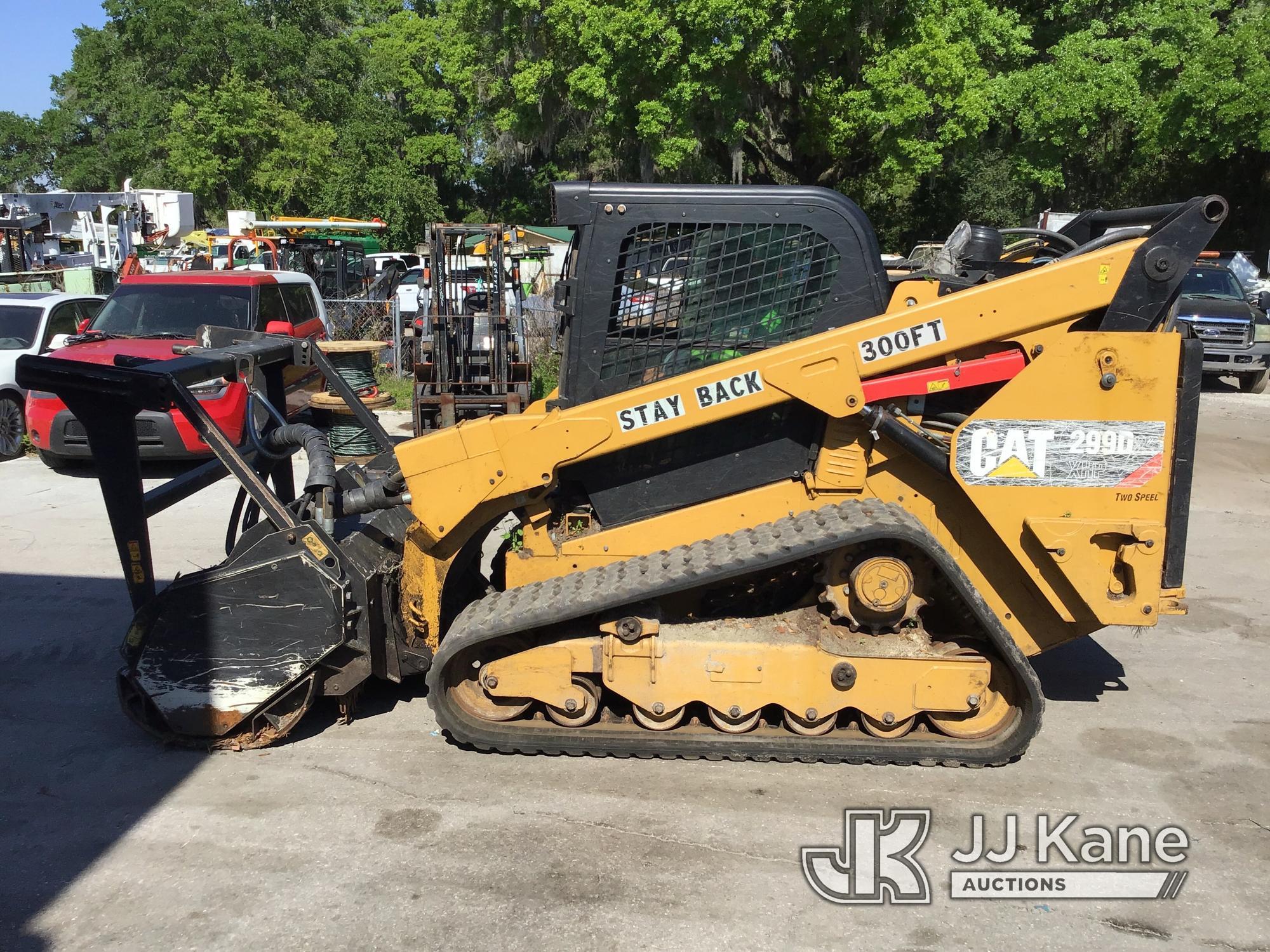 (Ocala, FL) 2018 Caterpillar 299D2-XHP Two Speed Crawler Skid Steer Loader Runs, Moves) (Per Seller: