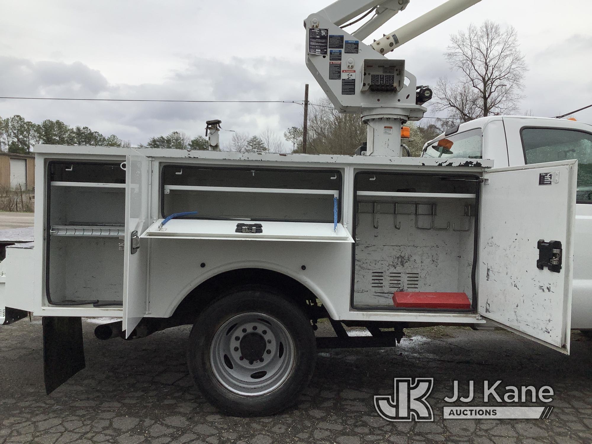 (Graysville, AL) Altec AT37G, Articulating & Telescopic Bucket Truck mounted behind cab on 2016 Ford