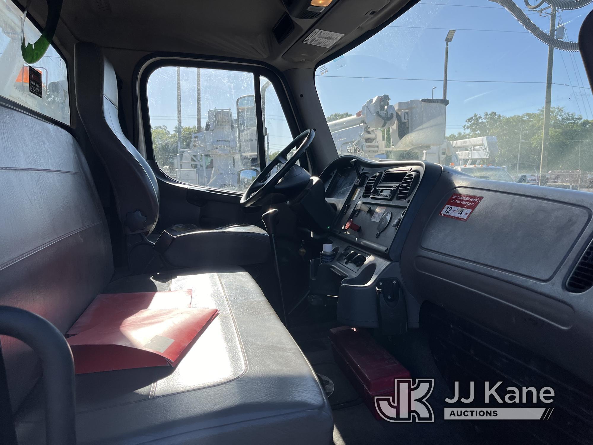 (Tampa, FL) Altec DC47-TR, Digger Derrick rear mounted on 2014 Freightliner M2 106 Utility Truck Run